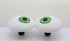 50mm Flat Puppet Eyes with Cabachon Iris - GRANNY SMITH - FurriFingers